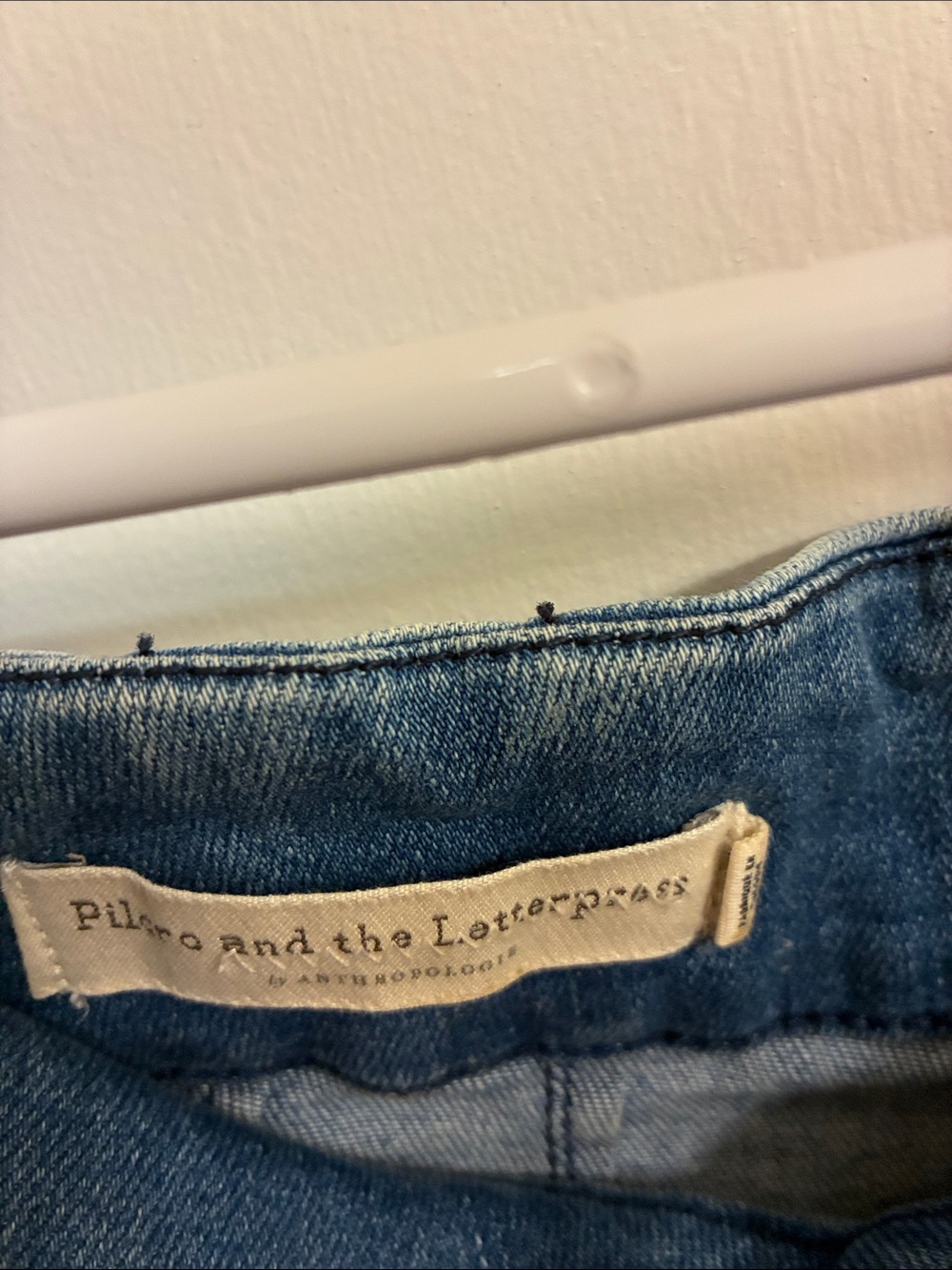 Pilcro and the Letterpress by Anthropologie Wide Leg Colette Jeans Cropped Sz 28 - Picture 7 of 16